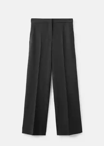 Pantalón Daisy Gris Talla 36 Mujer Mango