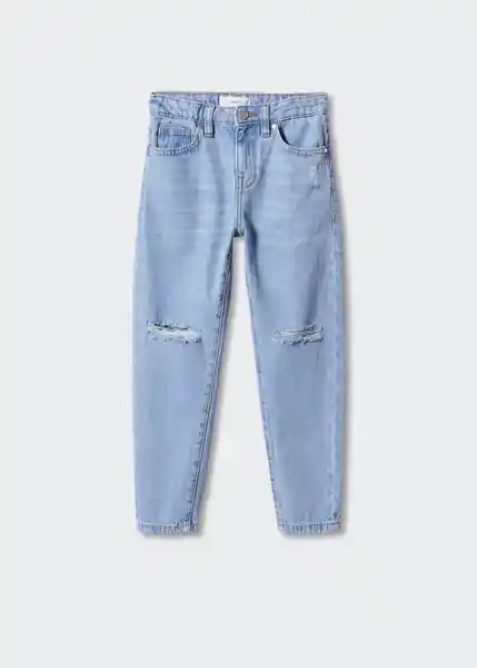 Jean Dad Tejano Claro Talla 07 Niños Mango