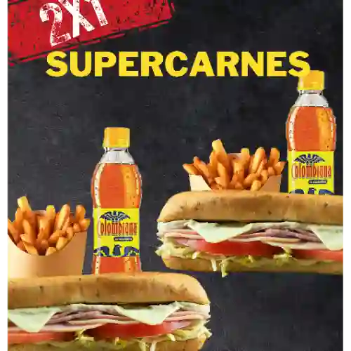 2 X 1 Combo Sandwich Supercarnes