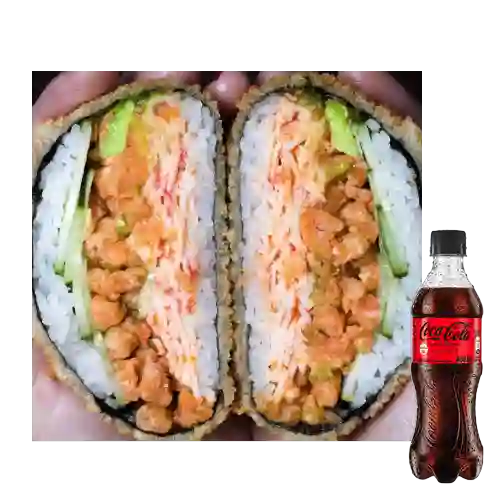 Burger Mix (Salmon&Camaron) + Cocacola S/az 400ml