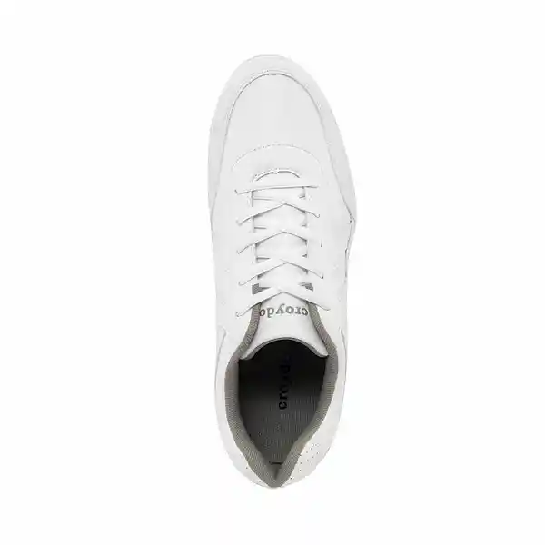 Croydon Tenis Escolares Collegy Unisex Blanco Talla 28