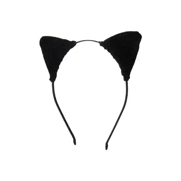 Diadema de Moda Con Orejitas Serie Miniso Negro Miniso