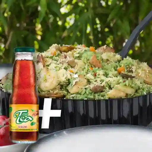 Combo perú cilantro + mrtea durazno300ml