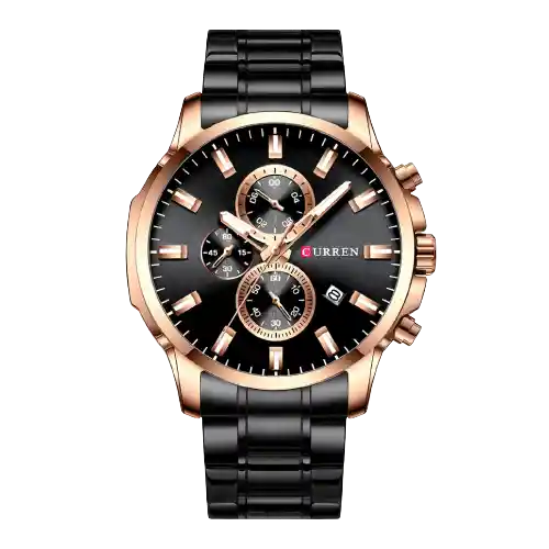 Curren Reloj Hombre Negro KREc8101