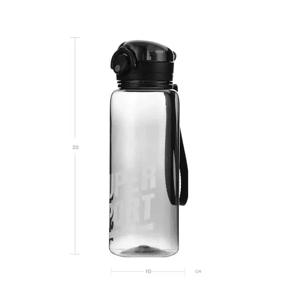 Botella Tritan Con Correa Negro 700 mL