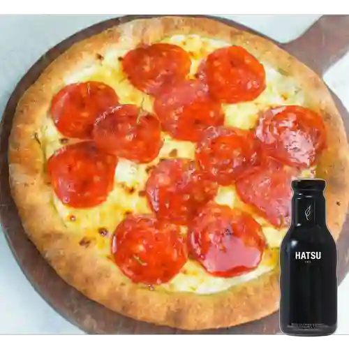 Combo Pizza Blanca + Hatsu Negro 400 ml