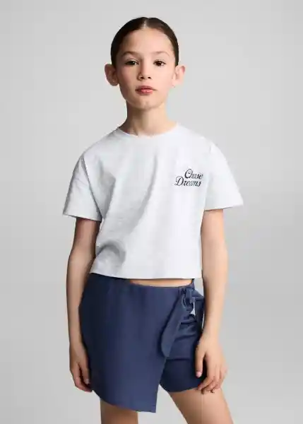 Short Sandy Navy Talla 10 Niñas Mango