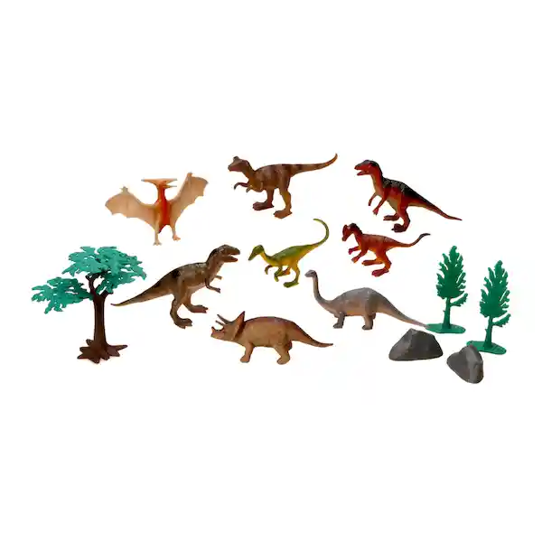 Set Juguete Figuras de Animales Dinosaurios Casaideas