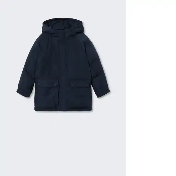 Anorak School3 Navy Talla 08 Niños Mango