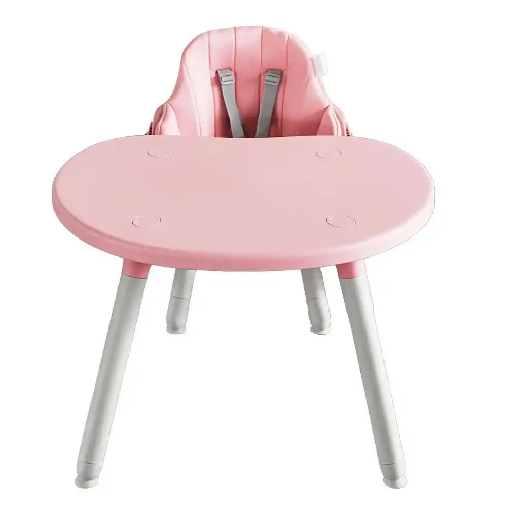 Bebesit Silla Comedor 3 en 1 Baby Desk Rosada