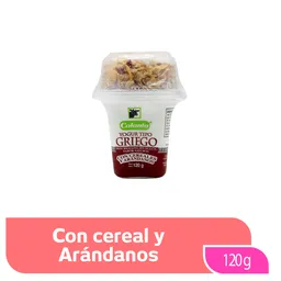 Yogur Griego Cereal Arándanos Colanta 120 g