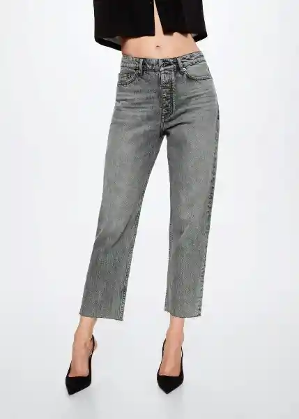 Jeans Havana2 Tejano Gris Talla 46 Mujer Mango