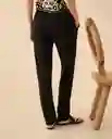Pantalón Negro Jaguar Ultraoscuro Talla 8 131G002 Esprit