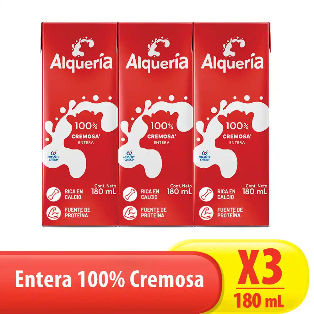 Alquería Leche Entera Líquida