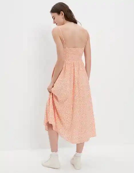 Vestido Mujer Naranja Talla MEDIUM 400382732726 American Eagle