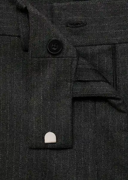 Pantalón Newarm Gris Talla 50 Mujer Mango