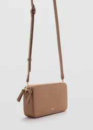 Bolso P Donga Cuero Talla 99 Mujer Mango