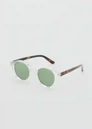 Gafas Justin Blanco Talla 99 Hombre Mango