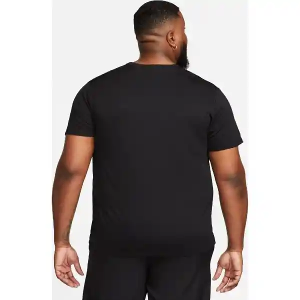 Nike Camiseta Df Uv Miler Ss Para Hombre Negro Talla L