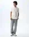 Camiseta Hombre Crudo Talla XL 801G006_CRU110606 Americanino