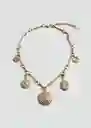 Collar Anita Oro Talla 99 Mujer Mango