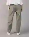 Pantalón Mujer Verde Talla 8 REGULAR 5289309 American Eagle