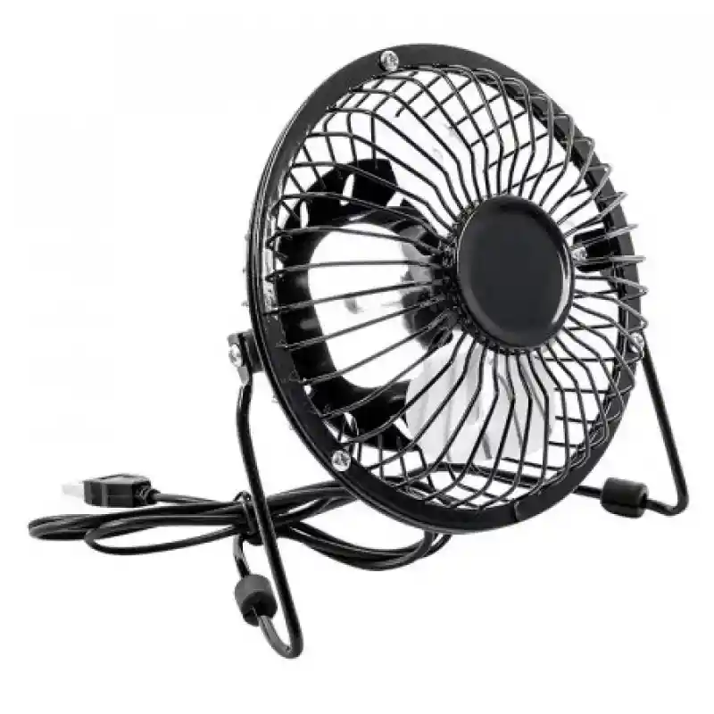 Sanhuai Ventilador Mesa Negro 4'' HX-1