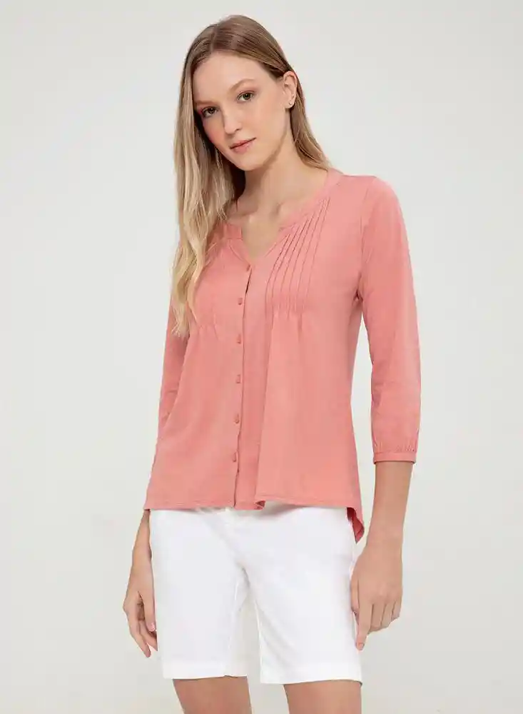 Gef Camiseta ML Color Palo de Rosa Talla S 654804