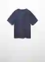 Camiseta Queens Navy Talla 10 Niños Mango