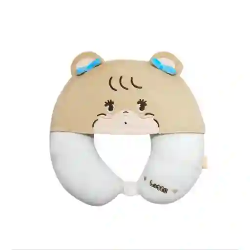 Almohada de Viaje Para el Cuello Con Capucha Mikko Latte Miniso