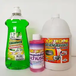 Orion Pack Desengrasante + Lavaloza + Multiusos
