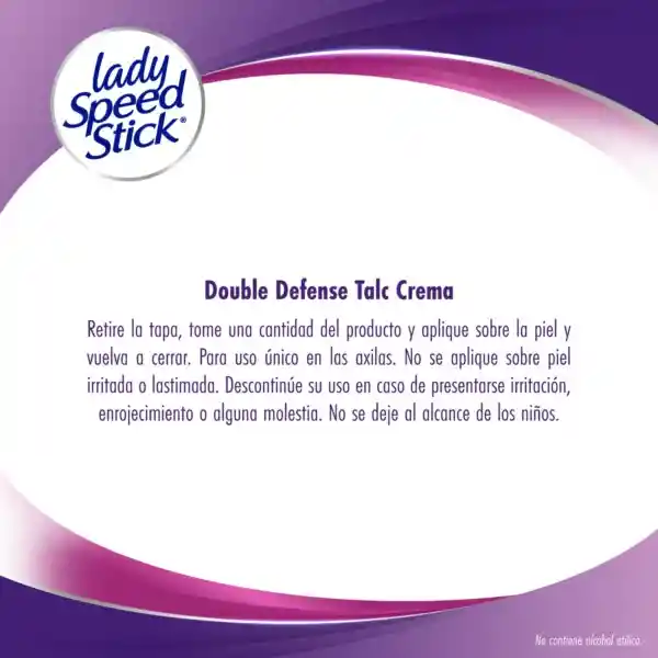 Desodorante Mujer Lady Speed Stick Pote 24/7 Talc 100 g x 2 Und