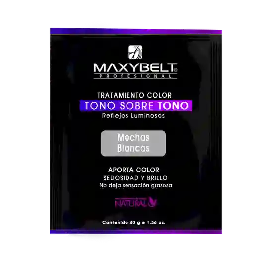 Maxybelt Tratamiento Color Tono Mechas Blancas 40 g