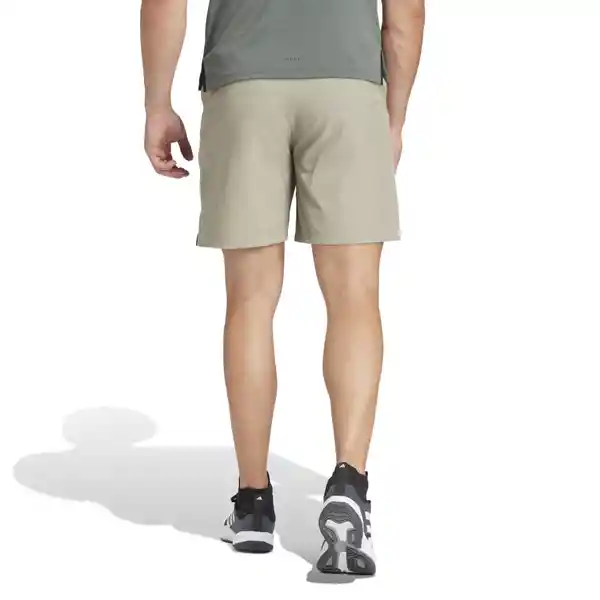 Adidas Short D4t Para Hombre Gris Talla S7