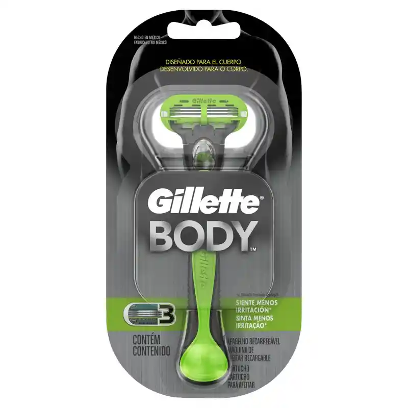 Gillette Máquina de Afeitar Body 3 Hoja