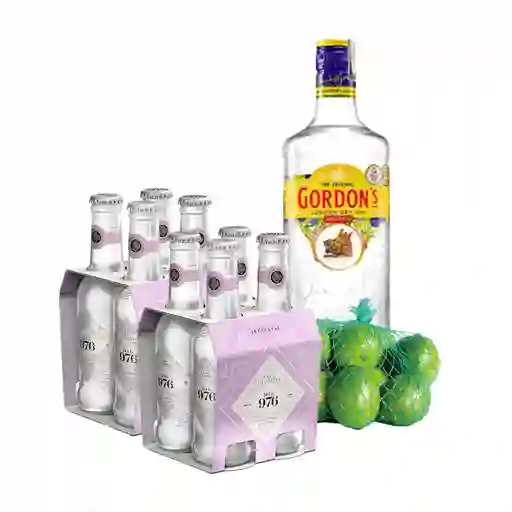 Combo Ginebra Gordons Limón Tahití + Mil 976 Agua Tónica