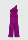 Enterizo Yeah Morado Talla S Mujer Mango