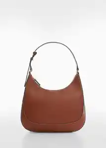 Bolso G Laguna Cuero Mujer Mango