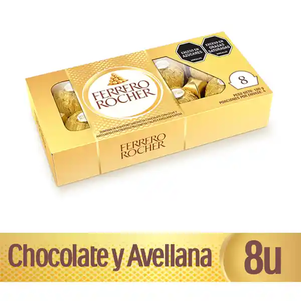 Ferrero Rocher Bombón de Chocolate y Avellana
