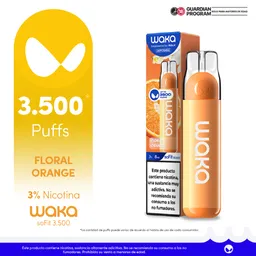 WAKA Vape SoFit 3500 Floral Orange-3% 3500 puff