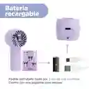 Ventilador de Mano Kuromi Morado Serie Sanrio Miniso
