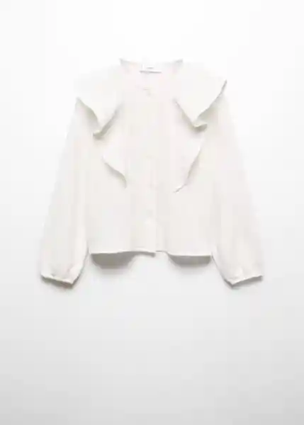 Blusa Laura Crudo Talla 12 Niña Mango