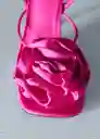 Sandalias Flor1 Fucsia Talla 40 Mujer Mango