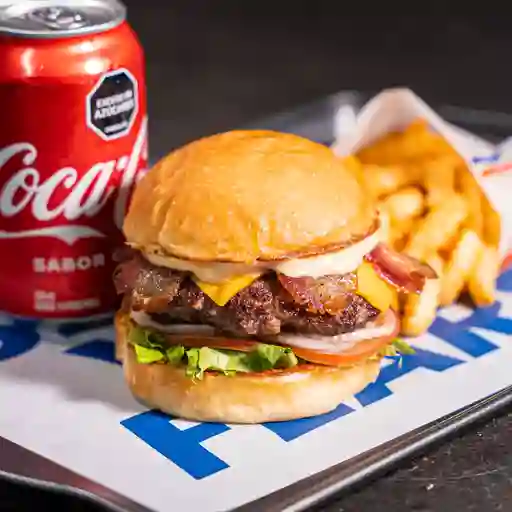 Cheese and bacon en combo