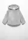 Abrigo Bolita5 Gris Talla 12 Niña Mango