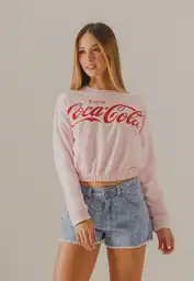 Coca Cola Buzo Rosado Talla XS 30095