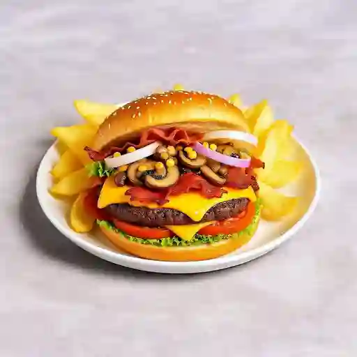 Hamburguesa Extreme Clasica