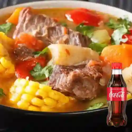 Combo Sancocho de la Casa + Coca-Cola 250 ml