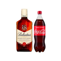 Combo Whisky Ballantines Finest + Coca-Cola