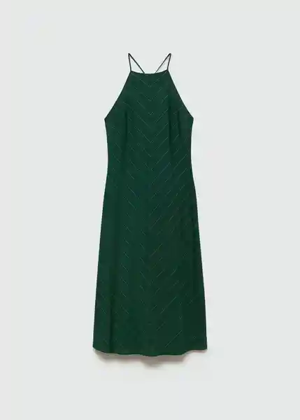 Vestido Gracie Verde Talla L Mujer Mango